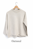 Curled Edge Crew Neck Jumper- 100% Merino Wool