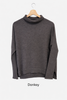 Boxy Funnel Neck Jumper- 100% Extra Fine Merino Wool