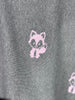 Fine Knit WOODLAND FOX Cot Blanket