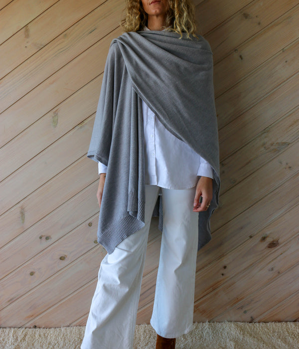 100% Pure Merino Ladies Split Wrap
