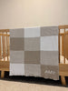 Personalised Patchwork 100% Cotton Blanket