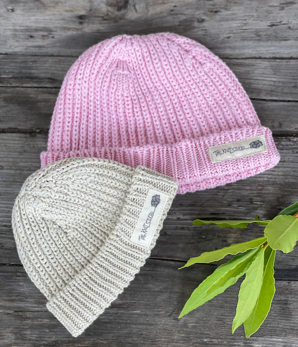 100% Pure Merino Children's Ribbed Beanie
