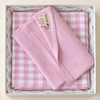 Gingham Blanket & Swaddle Gift Pack