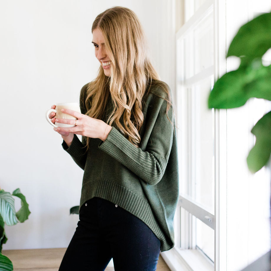 100% Pure Merino Boxy Crop