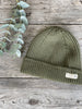 Mens Ribbed Merino Beanie