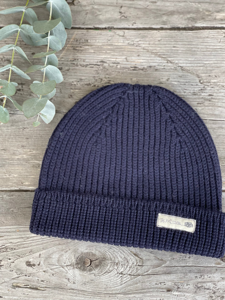 Unisex Ribbed Merino Beanie