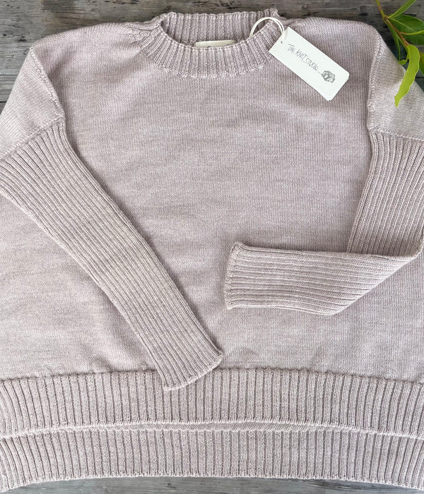 100% Pure Merino Boxy Split - Children's