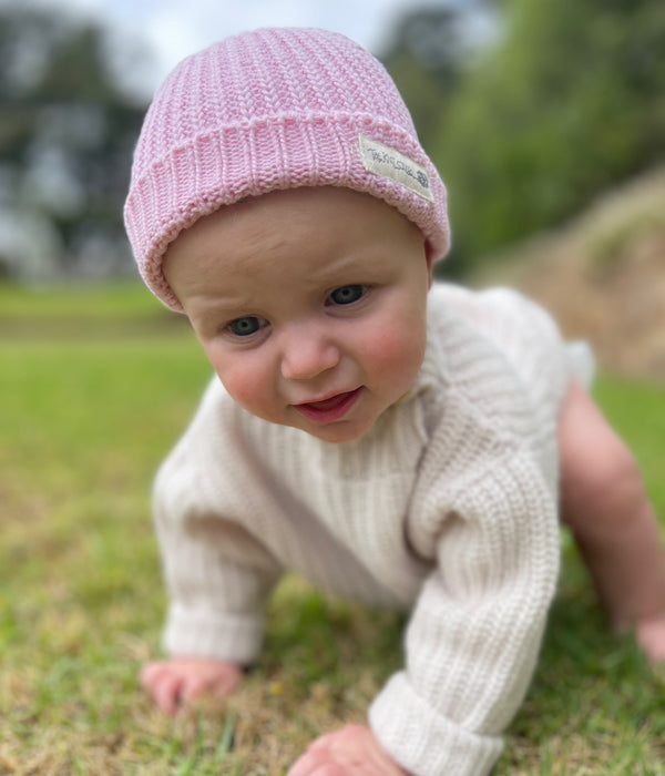 Chunky knit Beanie 100% Organic Cotton