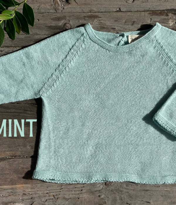 Fine Knit Jumper  100% Organic Cotton
