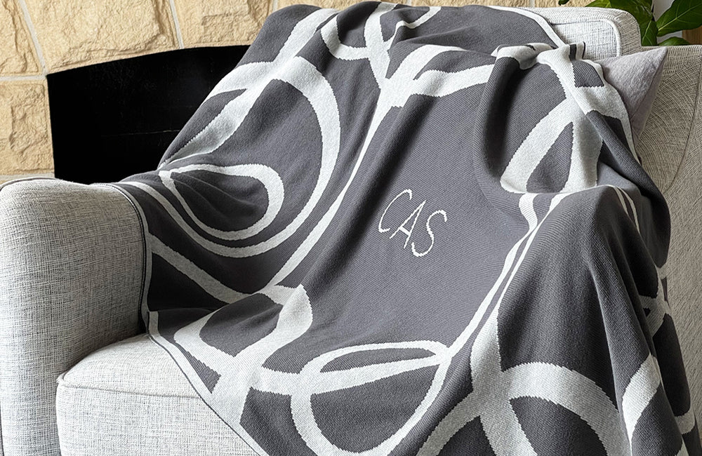 Retro Circles Designer Blanket